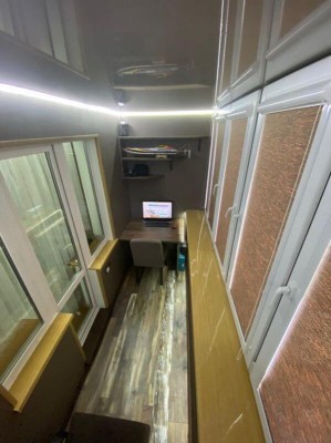 Теплое остекление балкона и внутренняя отделка